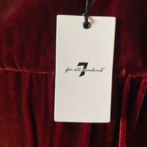 Luxurious long wrap velvet dress! Beaded belt!